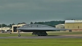 B-2s Taxi & Take Off From RAF Fairford - 15th June 2014