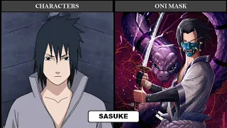 NARUTO CHARACTERS WITH ONI MASK | AnimeLife