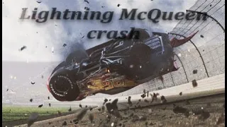 Lightning McQueen crash