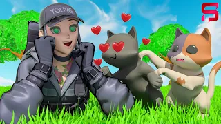 KIT'S BROTHER FALLS IN LOVE.... ( Fortnite )