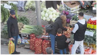Market Day in Tetovo, North Macedonia, February 1, 2024