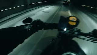 Suzuki SV650 | Night ride | RAW sound 🎧