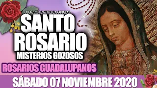 SANTO ROSARIO de Hoy Sábado 07 de Noviembre de 2020 MISTERIOS GOZOSOS//ROSARIOS GUADALUPANOS
