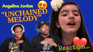 VOCAL SINGER REACTS TO ANGELINA JORDAN "UNCHAINED MELODY" | Asia and BJ