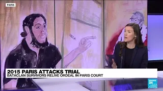 2015 Paris attacks trial: Bataclan survivors relive ordeal in Paris court • FRANCE 24 English