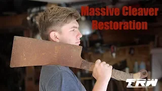 Restoring a Large Meat Cleaver