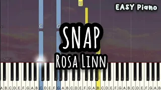 Rosa Linn - Snap (Easy Piano, Piano Tutorial) Sheet