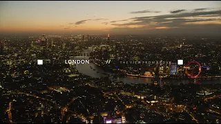 London . Aerial footage of London shot from a helicopter in 5K and 7K.