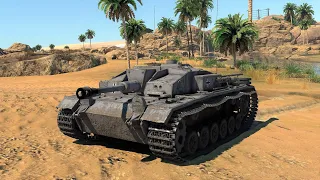 War Thunder: StuG III F German Tank Destroyer Gameplay [1440p 60FPS]