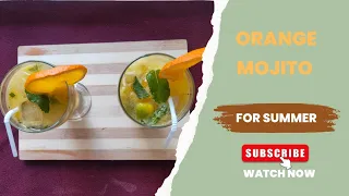 BEST Orange Mojito | Summer Mocktail Recipes || How to make Orange Mojito @TheBigKitchen03