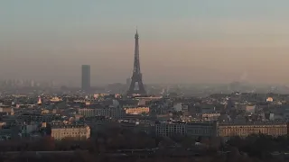 Drone Over Paris, France 2023 4k