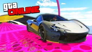 ГОНКА ПО САМОЙ ДЛИННОЙ ТРУБЕ В МИРЕ С ЛОВУШКАМИ В GTA 5 ONLINE