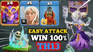 Th13 One of The Easiest and Powerful Attack Strategy for War in Clash of Clans |NUR NOBI GAMING #coc