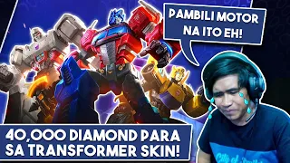 40,000 Diamond Para sa Transformer Skin! Yawaaaaaah!