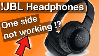 Fixing JBL Headphones where one side does not work (example TUNE 600 btnc)