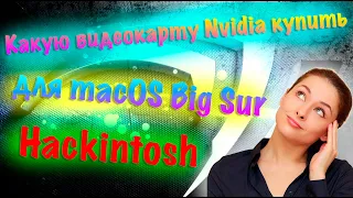 КАКУЮ ВИДЕОКАРТУ NVIDIA КУПИТЬ ДЛЯ MACOS 11 BIG SUR / ЗАЧЕМ ПОКУПАТЬ NVIDIA?! HACKINTOSH