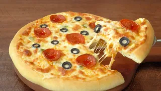 Best Homemade Pizza :: Pizza Dough Recipe :: Tomato Sauce Recipe :: It is very delicious