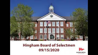 Hingham Board of Selectmen 09/15/2020