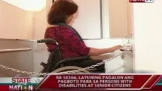 SONA: RA 10366, layuning padaliin ang pagboto para sa persons with disabilities at senior citizens