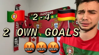 ANGRY PORTUGAL FANS GO CRAZY REACTING TO PORTUGAL 2-4 GERMANY | EURO 2020 REACTION HIGHLIGHTS |