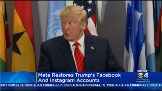 Meta To Restore Donald Trump's Facebook And Instagram Accounts