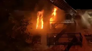 5-year-old girl saved from NYC fire by heroic rope rescue