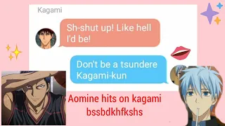 Aomine Hits On Kagami - Part 1 || KnB Texts