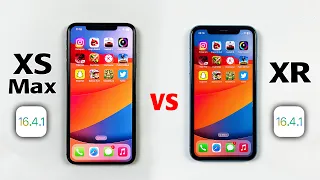 iPhone XS Max vs iPhone XR SPEED TEST in 2023 - ( iOS 16.4.1 )