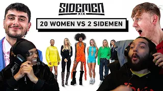 AMERICANS REACT TO 20 WOMEN VS 2 SIDEMEN: ANGRY GINGE & DANNY AARONS EDITION