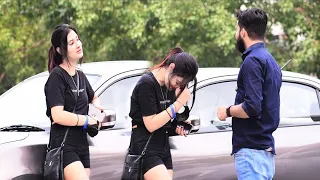 Best trick to impress 😍 the cute girl flirting prank by Desi Boy | Somesh Brijwasi |