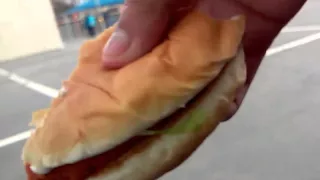 Destiny S. Tries to eat a burger 😂