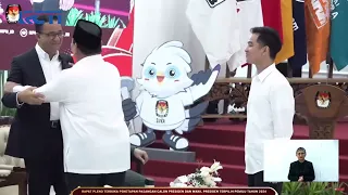 Momen Hangat Prabowo-Anies Berjabat Tangan di KPU Usai Penetapan Presiden Terpilih - SIS 25/04