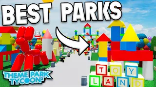 Visiting MY BEST PARKS (Part 1) | Theme Park Tycoon 2