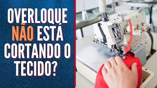 Sua máquina de costura overloque não está cortanto o tecido? Veja como trocar a faquinha e regular.