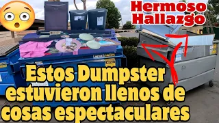DUMPSTER DIVING-ESTOS DUMPSTERS ESTUVIERON LLENOS DE COSAS TODO LO QUE QUE TIRAN TIENDAS MILLONARIA