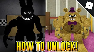 How to get the SECRET CHARACTER V & SECRET CHARACTER VI BADGES in FREDBEAR'S MEGA ROLEPLAY | Roblox