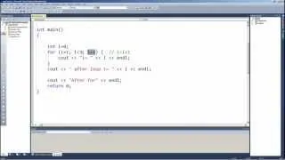 Programming in C & C++ Episode 0026 - For Loops