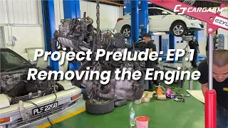 Project Prelude EP1 - Removing the Engine from my Honda Prelude BA5