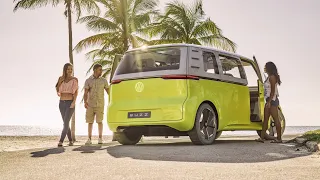 Представлен "Хиппи-мобиль" Volkswagen I.D. BUZZ 2023 модельного ряда