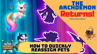 How To Quickly Patron Pets to Your Heroes | Hero Wars