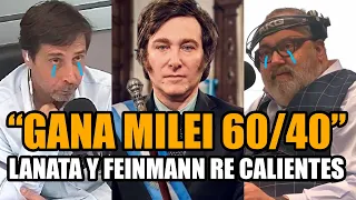 "GANA MILEI 60/40" Lanata y Feinmann LLORANDO con el posible BALLOTAGE | Break Point