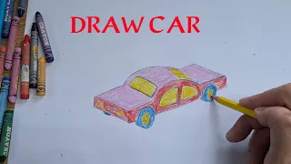 Hướng dẫn vẽ chiếc xe ô tô con