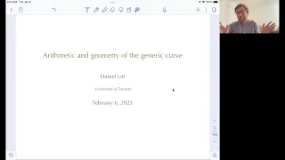 Arithmetic and geometry of the generic curve