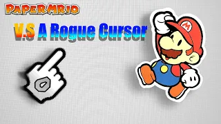 Mario V.S The Rogue Cursor  | Paper Mario Stop-Motion