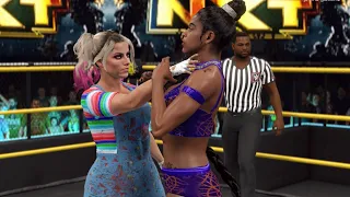 WWE 2K22 Alexa Bliss Vs Bianca Belair NXT