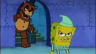 FNF Encounter Z-Mixed but Freddy and Spongebob sings it