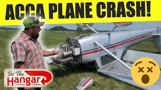 Plane Crash in Corn Field at ACCA! Matt Mansell and his Cessna 150 Flap Fail - InTheHangar