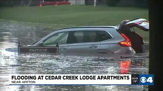 Flash flooding causing road closures, traffic delays and stranded cars