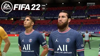 Paris Saint Germain vs Marseille FIFA 22 UEFA Conference League Final - Gameplay PC Full HD