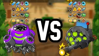 Btd6 God Boosted Carpet of Spikes VS God Boosted Elite Sniper (Who Will Win?)